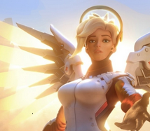 Mercy image with one black pixel added