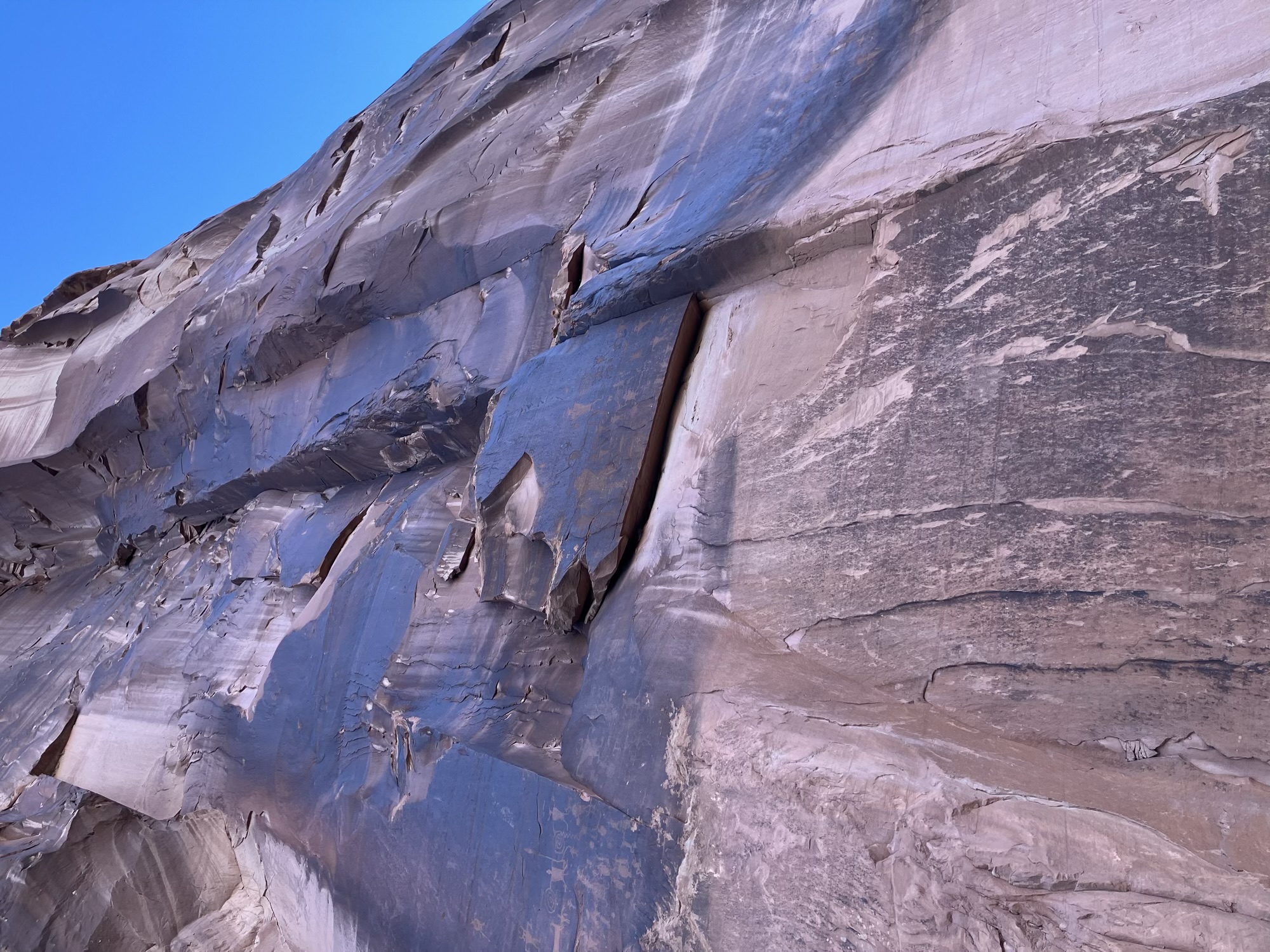 Indigenous Pictographs near Moab, Utah