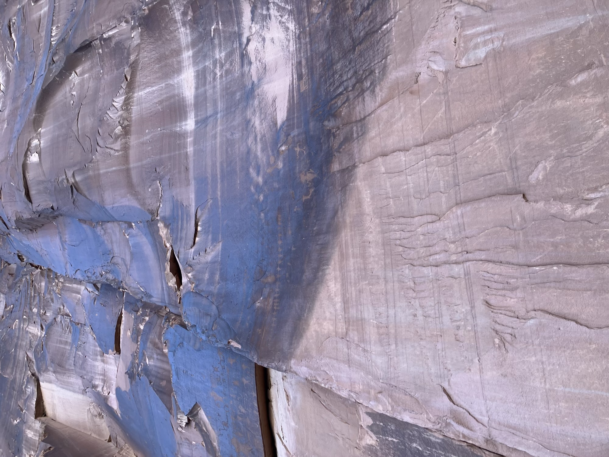 Indigenous Pictographs near Moab, Utah