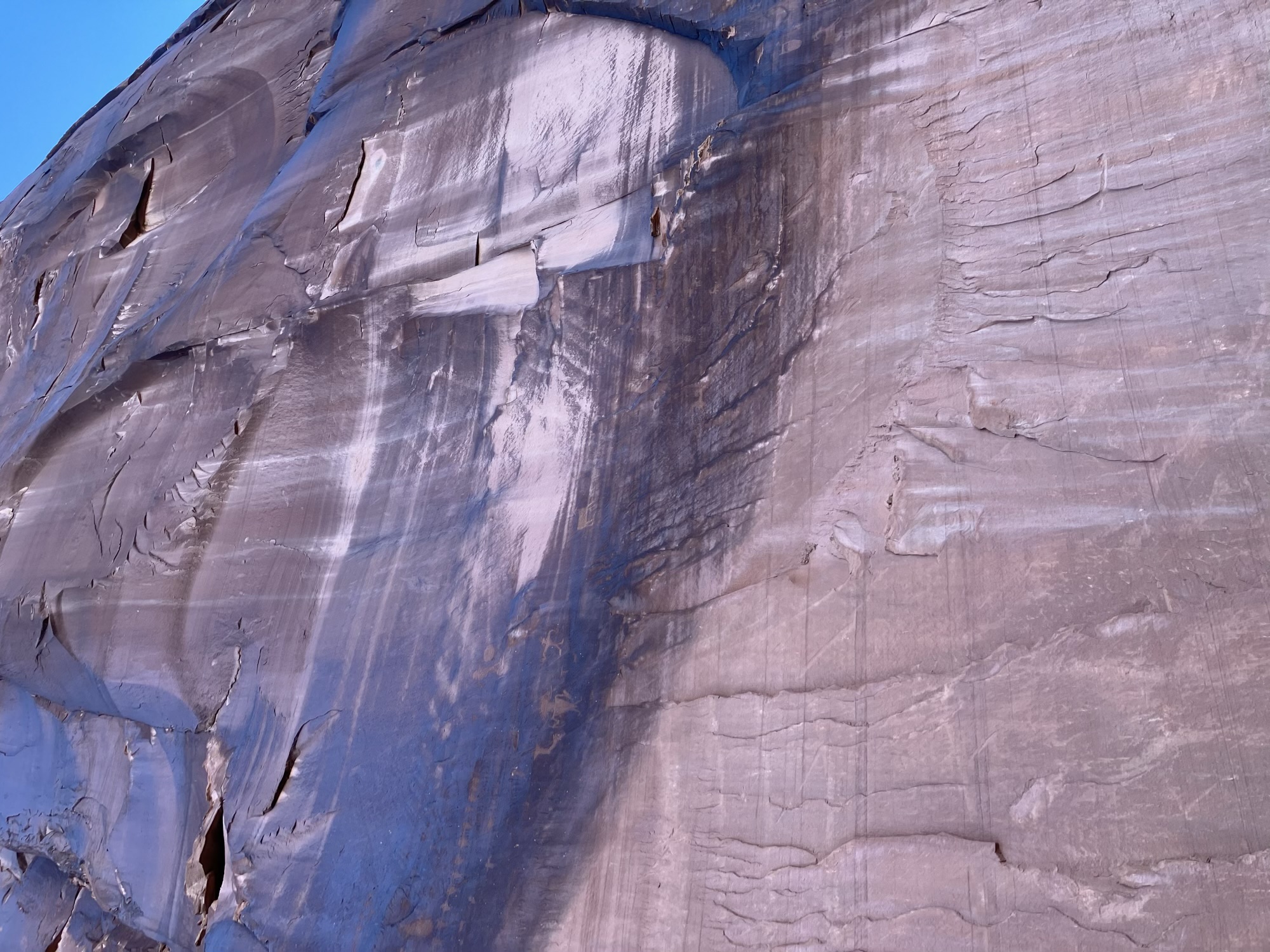 Indigenous Pictographs near Moab, Utah